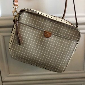 Cute polka dot crossbody purse !
